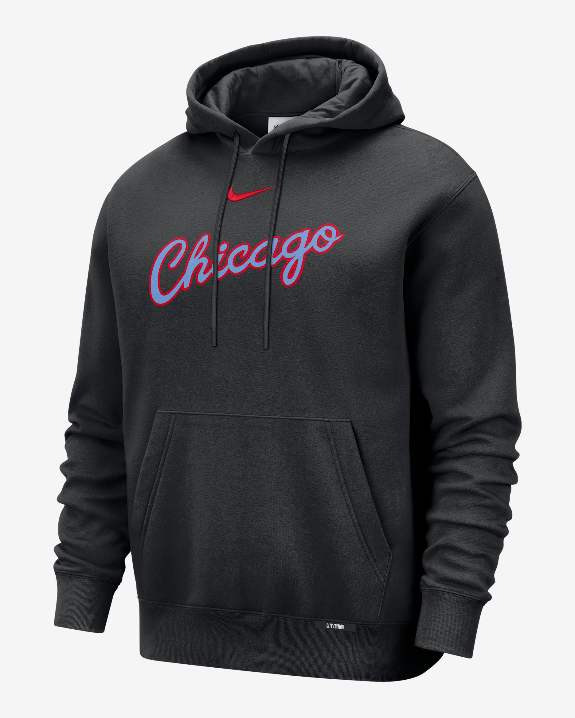 Chicago Bulls City Edition Men's Nike Basketball Club Pull-Over